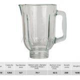 (A110) China Factory Supply Blenders Soda Lime 1.25 Liter Blender Replacement Spare Parts Glass Jar thumbnail-3