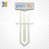Cheap Custom Stainless Steel Bookmark With Your Own Logo