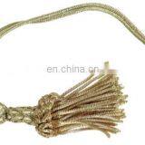 Gold Sword Knot Knitted Knot With Gold Cord | Uniform Accoutrements | Pakistani Sword Knots thumbnail-6