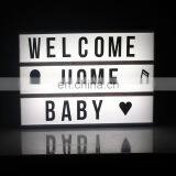 Acrylic Mini LED Light Box With Letters AA Battery Powered USB Cable thumbnail-1