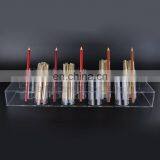 2017 Customized Round Tube Makeup Cosmetic Dispenser Perspex Acrylic Eyeliner Pen Display Rack thumbnail-1