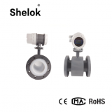 4-20mA Output Sulfuric Acid PTFE Electromagnetic Water Flow Meter thumbnail-5