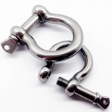 Stainless Steel Shackle 2 Ton Highly Polished European Shackle Swivel Shackle