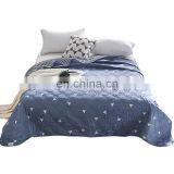 2020 Summer New Product 100% Polyester Aloe Cotton Reactive Printing Floral Multi Size Various Design Summer Quilt Blanket thumbnail-2