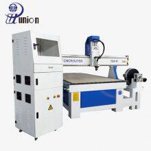4 Axis 4*8ft 1300*2500mm 3D 1325 CNC Router Wood Woodworking Rotary Carving Machine thumbnail-4