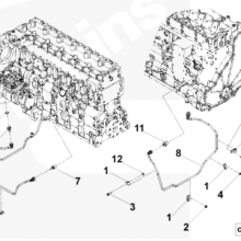 Compressor Water Inlet Tube for 6CT8.3/ISC8.3/QSC8./6D114 thumbnail-3