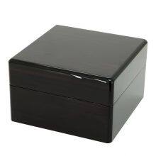 Личностно изготовленный роскошный блестящий подарочный ящик для деревянных часов из МДФ с лаком thumbnail-2