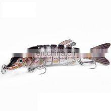 5 Inches 12.5cm 21g 8 Sections All Swimming Depth Artificial Professional Multi-Jointed Pike Fishing Lure thumbnail-5