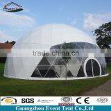 Factory direct supply big party dome geodesic tent with decorations,carpas domo grande