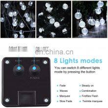 Globe Solar String Light 25 Clear Led Bulbs Vintage Backyard Patio Bulb Hanging Indoor Outdoor Lights thumbnail-5