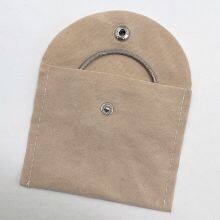 Micro Fiber Leather Jewelry Earrings Ring Necklace Drawsrting Bags Pouch thumbnail-3