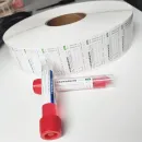 Medical Test Tube Label