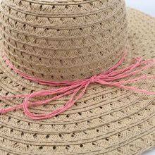 Fashion Simple Casual Hat Breathable Hollow Straw Hat in Summer Sunscreen Sun Hat thumbnail-2