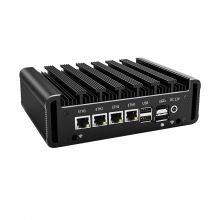 12th Gen 2.5G Soft Router Celeron J6412 Quad Core 4 Intel I226-V 2500M LAN 2xDDR4 NVMe 2xRS232 Firewall Mini PC PfSense OPNsense thumbnail-3