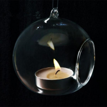 Terrarium Ball Globe Shape Clear Hanging Glass Vase Flower Plants Container Landscape DIY Wedding Home Decoration thumbnail-5