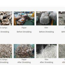 Single Shaft Shredder Machine for Textile Plastic Paper Film Glass Solid Waste Fiber thumbnail-5