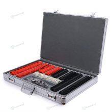 266 Pcs Optical Lens High Quality Optical Optometry Rim Case Kit Set Plastic Ring Trial Lens Set Aluminum Case Box Trial Frame thumbnail-5