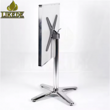 High Quality 304# Stainless Steel Folding Table Base Metal Furniture Legs for Outdoor Chairs thumbnail-5