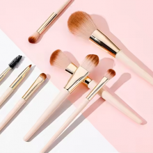 Wholesale Promotional Price Set of Cosmetic 8pcs Makeup Brushes With Luxury Paper Gift Box for Face Eye Beauty Custom Logo thumbnail-3