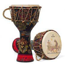 Factory Wholesale Hand Drum Percussion Morden Material Portable 50cm Height Djembe Drum thumbnail-1