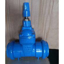 PVC Pipe Socket End Resilient Seated End Gate Valve Soft Seal Ductile Iron PN16 Wedge Gate Valve thumbnail-2