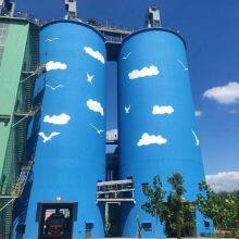 Chaohu High - Altitude External Wall Painting and Graffiti Company - Painting Renovation and Wall Painting for Power Plant Cooling Towers, Chimneys and Factories thumbnail-1