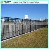 3 Rails 5ft High Commercial Black Powder Coated Pool Fence Supplier