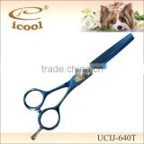 UCIJ-640T Professional pet hair thinning scissors German hair cutting scissors