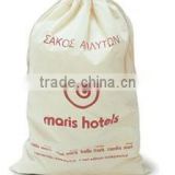 Cotton Drawstring Cotton bag for hotels