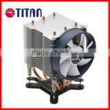 12V 6mm Heat Pipe OEM Intel LGA 775 1366 Socket Copper Base CPU Cooler Fan