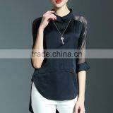 Apparel Manufacturers China Apparel Shirt Stand-up Collar Shirt thumbnail-1