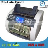 Best Bill Counting Machine with Multi-currency Mixed value counting/ Professional Banking Device