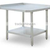 Stainless Steel Kitchen Corner Work Table