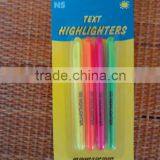 Multi Colored Flat Highlighter/high Standard Shaped Marker Highlighter Pen/highlighter Marker