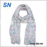 New Design Winter Fashion Knitted Butterfly Scarf thumbnail-1