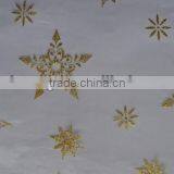 Sparkle Organza Fabric With Star Pattern for Room Decoration