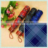 PU Coated Polyester Plaid Taffeta Fabric for Umbrella thumbnail-1