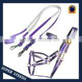 PVC horse rein and halter set