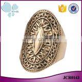 Vintage Graven Jewelry Zinc Alloy Evil Eye Latest Gold Ring Designs thumbnail-1