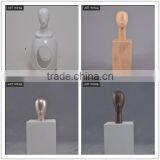 Hair Women Clear Grey Chrome Silver Mannequin Heads thumbnail-3