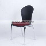 Wholesale STACKABLE Theather Furniture Church Plastic Chairs With Metal Frame 1015d thumbnail-2
