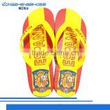 Men shoes sandals slipper 2014 with colorful painted on the sole