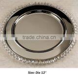 High Quality Crystal Charger Plate Wedding thumbnail-1