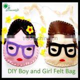 DIY Boy and Girl Craft Felt Bag Kits