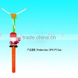 Battery Windmill With Light & Music.Santa Claus Toys