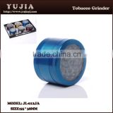 zinc-alloy TChina Supplier Ripple Cylinder CNC Tobacco Grinder- Best Gift for Men JL-012JA