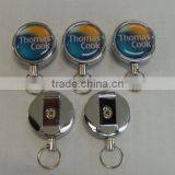 Metal Round Badge Reel Holder