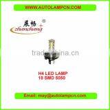 H4 LED headlight bulbs P43T