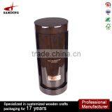 Professional OEM Wooden Wine Boxes Wholesale Beautiful Round Tube Wine Gift Box thumbnail-1