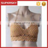 K-58 Sexy Hand Crochet Knitting Bikini Swimwear Classic Knit Crochet Sexy Ladies Women Knti Beach Bustier thumbnail-1